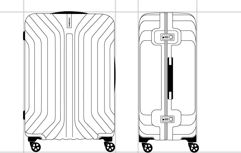 samsonite spinner 76