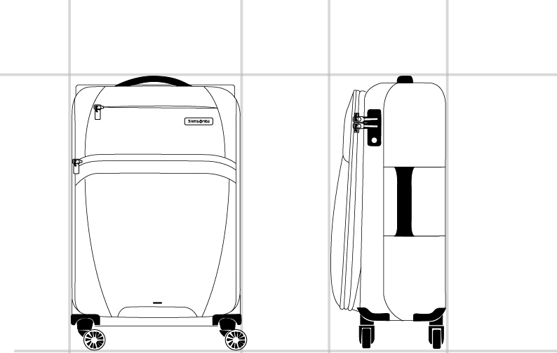 samsonite 32 spinner dimensions